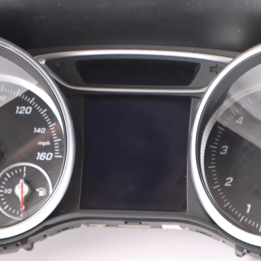 Instrument Cluster Speedometer Speedo Automatic to Mercedes W176 Petrol with Part number A1769008003 Mercedes W176 Petrol Instrument Cluster Speedometer Speedo Automatic - SKU rhd-A1769008003 - Part number A1769008003