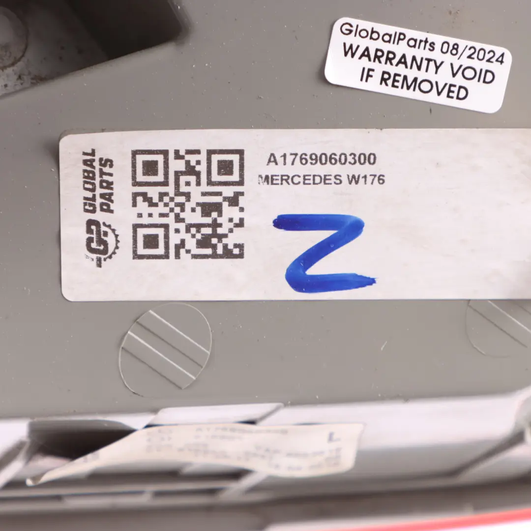 Rear Lamp Mercedes W176 Left N/S Tail Light Lamp Side Panel - SKU A1769060300 - Part number A1769060300