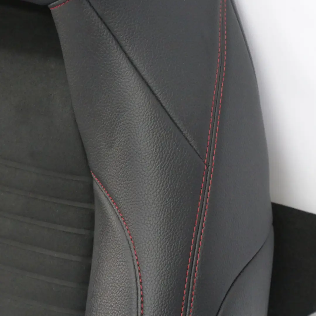 Mercedes W176 Siège Avant Sport Gauche Tissu Cuir Noir Rouge Filets - SKU A1769106307-2 - Numéro de pièce A1769106307