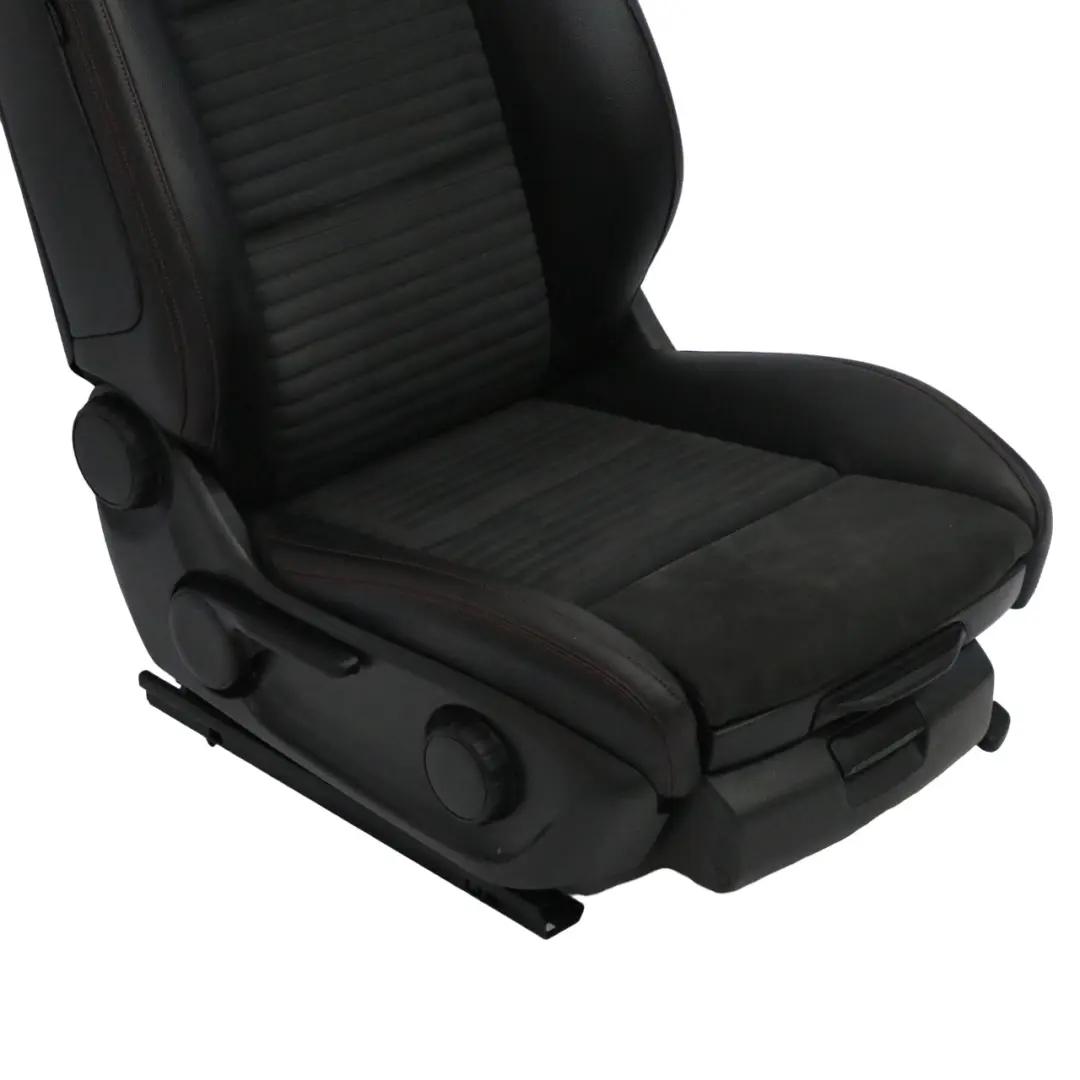  Asiento Delantero Mercedes W176 Sport Derecho Tela Cuero Negro Rojo Hilos - SKU A1769106407-2 - Número de pieza A1769106407