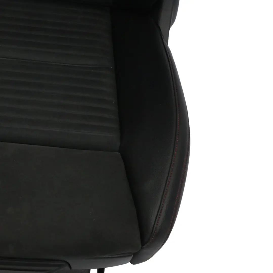 Mercedes W176 Fotel Prawy Przód Sport Materiał Skóra Czarny Czerwone Nici - SKU A1769106407-2 - Numer Części A1769106407