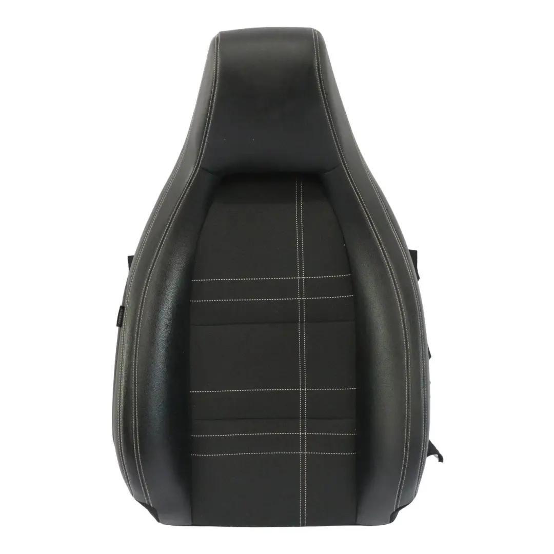 Mercedes W176 Respaldo Asiento Delantero Derecho Cuero Tela Artico Negro - SKU A1769108401 - Número de pieza A1769108401