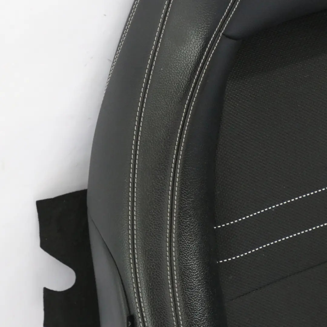 Mercedes W176 Respaldo Asiento Delantero Derecho Cuero Tela Artico Negro - SKU A1769108401 - Número de pieza A1769108401