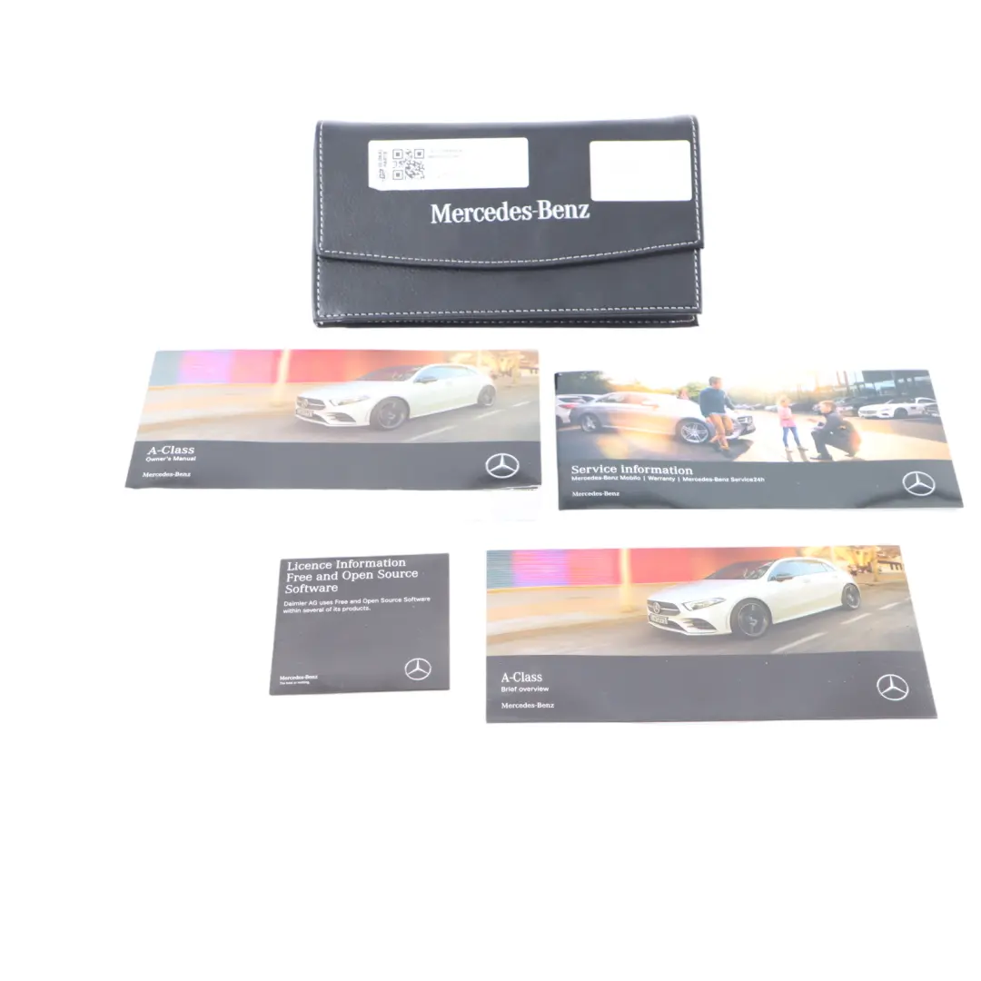 Owner's Handbook Booklet Licence Information CD Wallet Case Set to Mercedes W177 with Part number A1775840604 Mercedes W177 Owner's Handbook Booklet Licence Information CD Wallet Case Set - SKU A1775840604 - Part number A1775840604