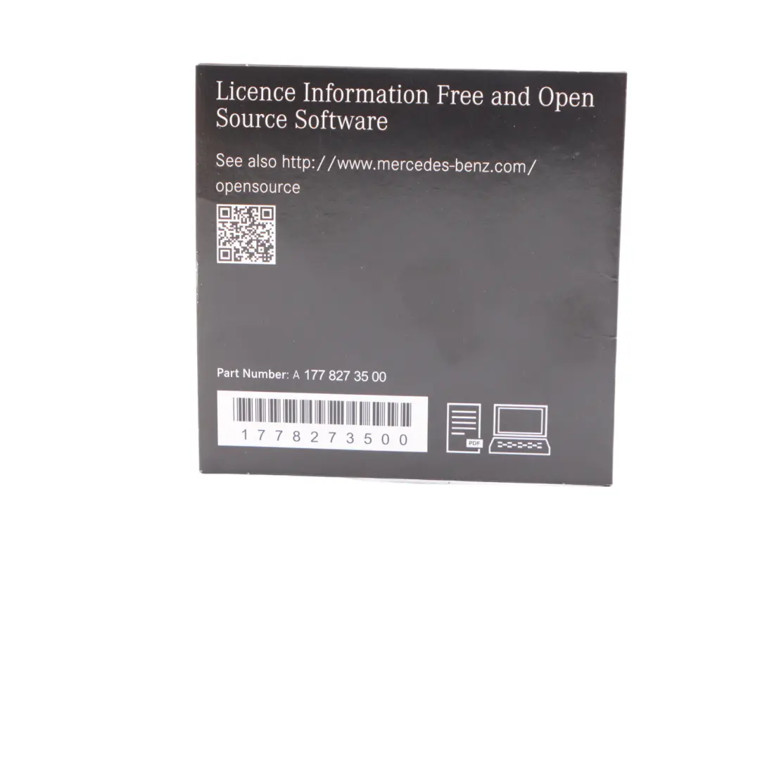 Mercedes W177 Instrukcja Obsługi Książeczka Informacje Licencyjne CD Etui - SKU A1775840604 - Numer Części A1775840604