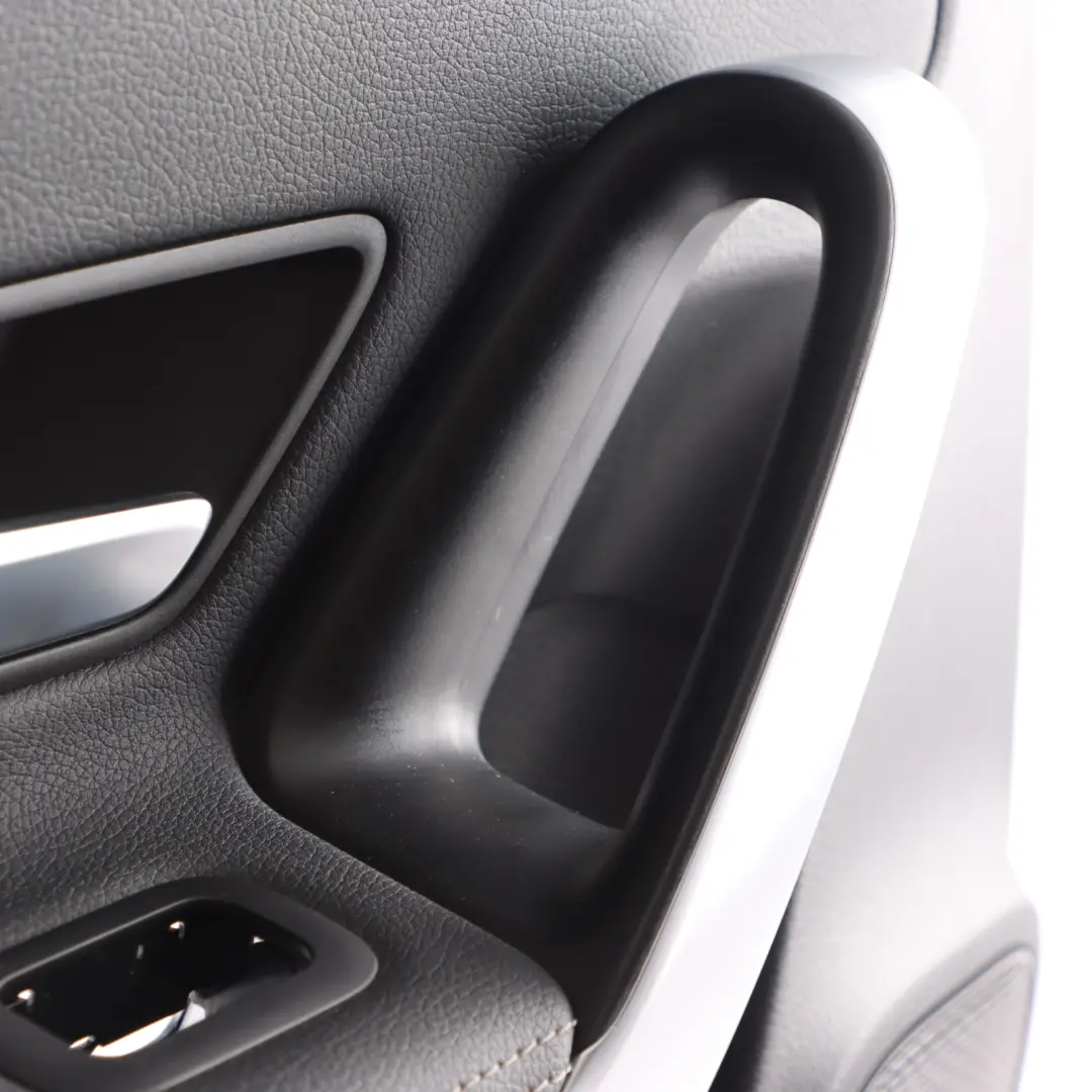 Door Card Cover Rear Left N/S Trim Panel Black Leather to Mercedes W177 with Part number A1777301102 Mercedes W177 Door Card Cover Rear Left N/S Trim Panel Black Leather - SKU A1777301102-1 - Part number A1777301102