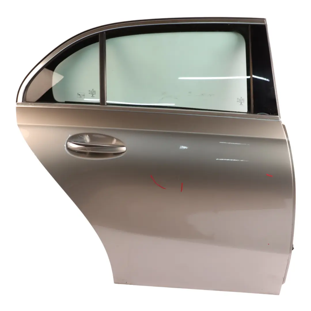 Door Rear Right O/S A-Class Mojave Silver Metallic - 859 to Mercedes W177 with Part number A1777301400 Mercedes W177 Door Rear Right O/S A-Class Mojave Silver Metallic - 859 - SKU A1777301400-MOS - Part number A1777301400