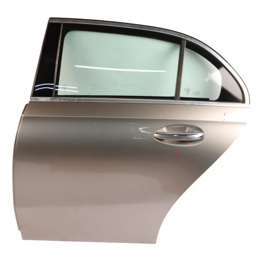 Door Rear Left N/S A-Class Mojave Silver Metallic - 859 to Mercedes W177 with Part number A1777301300 Mercedes W177 Door Rear Left N/S A-Class Mojave Silver Metallic - 859 - SKU A1777301300-MOS - Part number A1777301300