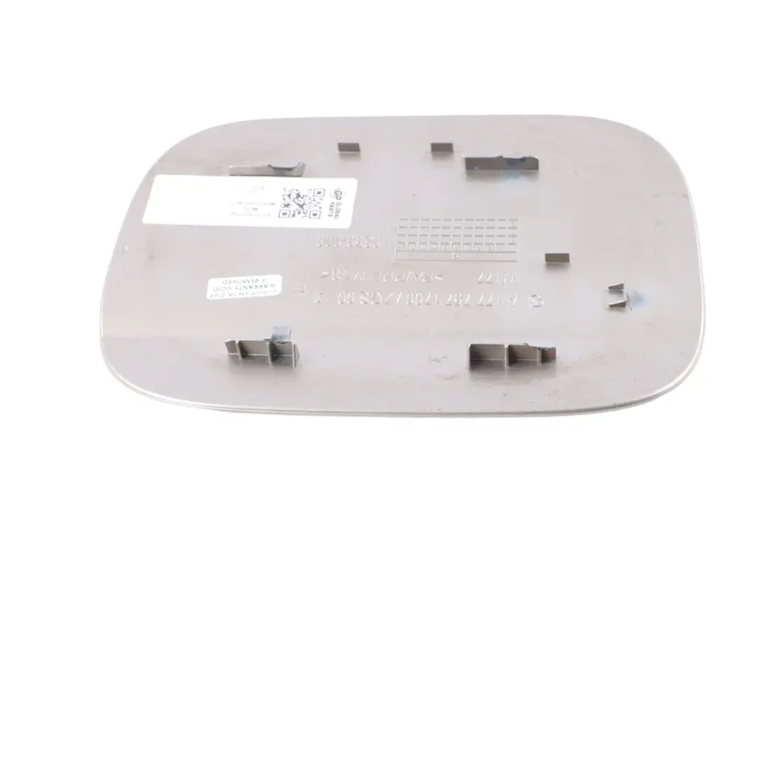 Filler Fill in Flap Cover Cap Mojave Silver - 859 to Mercedes W177 Fuel with Part number A1777571700 Mercedes W177 Fuel Filler Fill in Flap Cover Cap Mojave Silver - 859 - SKU A1777571700-MOS - Part number A1777571700