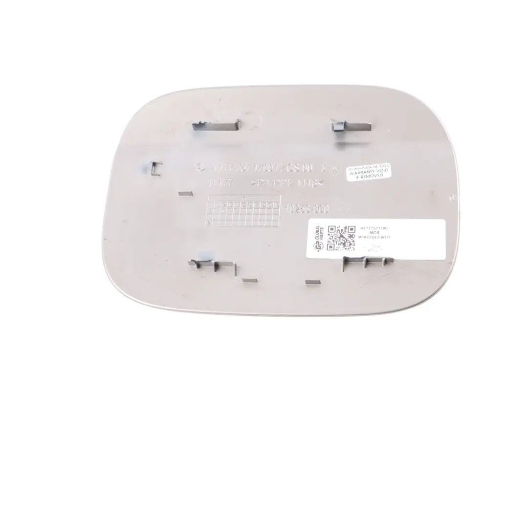 Mercedes W177 Fuel Filler Fill in Flap Cover Cap Mojave Silver - 859 - SKU A1777571700-MOS - Part number A1777571700