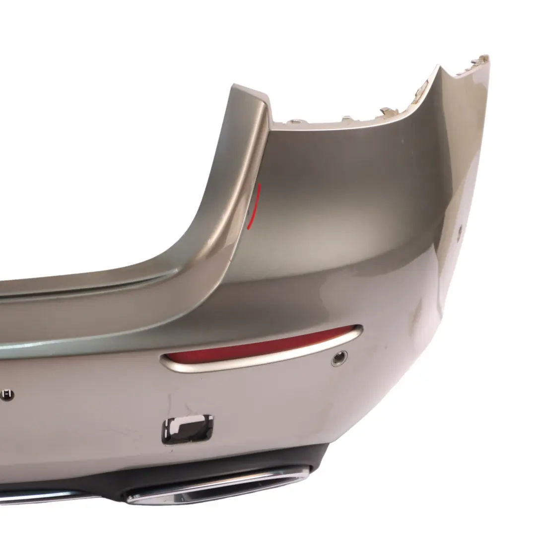 Bumper Rear Sport Trim Panel Covering Mojave Silver Metallic - 859 to Mercedes W177 with Part number A1778805400 Mercedes W177 Bumper Rear Sport Trim Panel Covering Mojave Silver Metallic - 859 - SKU A1778805400-MOS - Part number A1778805400