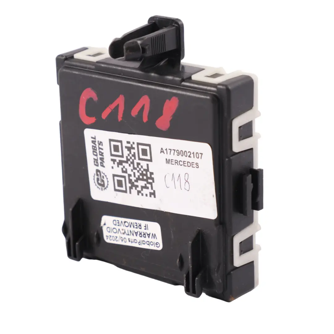 Módulo Puerta Delantera Derecha Control para Mercedes CLA C118 W177 con número de pieza A1779002107 Mercedes CLA C118 W177 Módulo Puerta Delantera Derecha Control - SKU A1779002107 - Número de pieza A1779002107