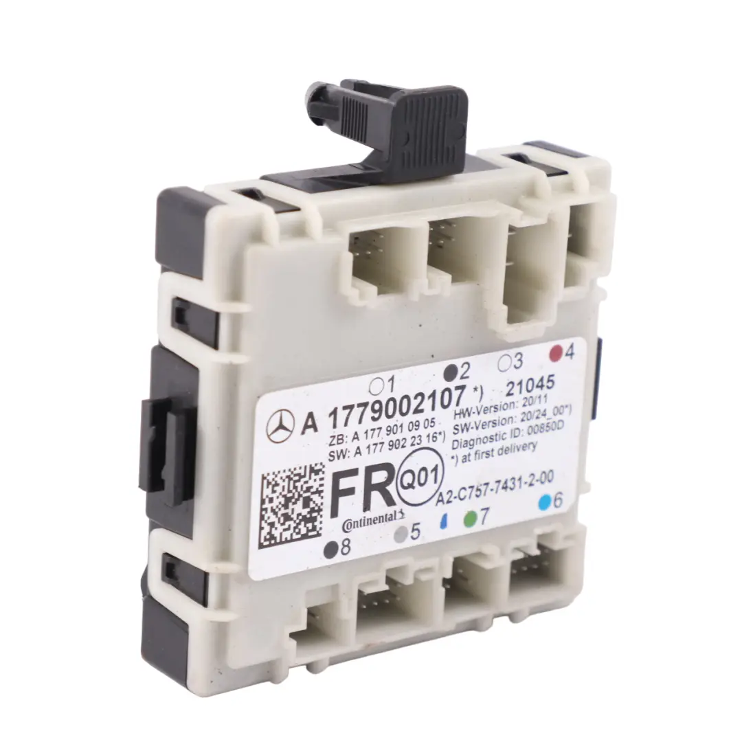  Modulo Porta Mercedes CLA C118 W177 Anteriore Destra Unità Controllo - SKU A1779002107 - Numero di parte A1779002107