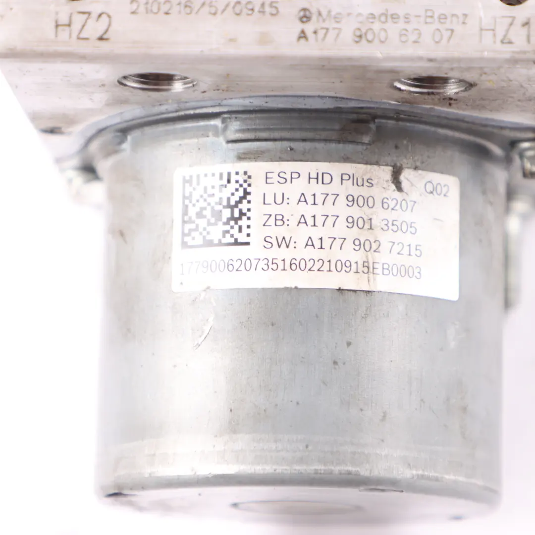 ESP ABS Bremspumpe Hydro Bremsen Steuergerät für Mercedes W177 W247 mit Teilenummer A1779006207 Mercedes W177 W247 ESP ABS Bremspumpe Hydro Bremsen Steuergerät - SKU A1779006207 - Teilenummer A1779006207