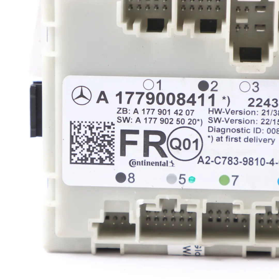  Door Module Mercedes C118 W177 H243 Front Right O/S Door Control - SKU A1779008411 - Part number A1779008411