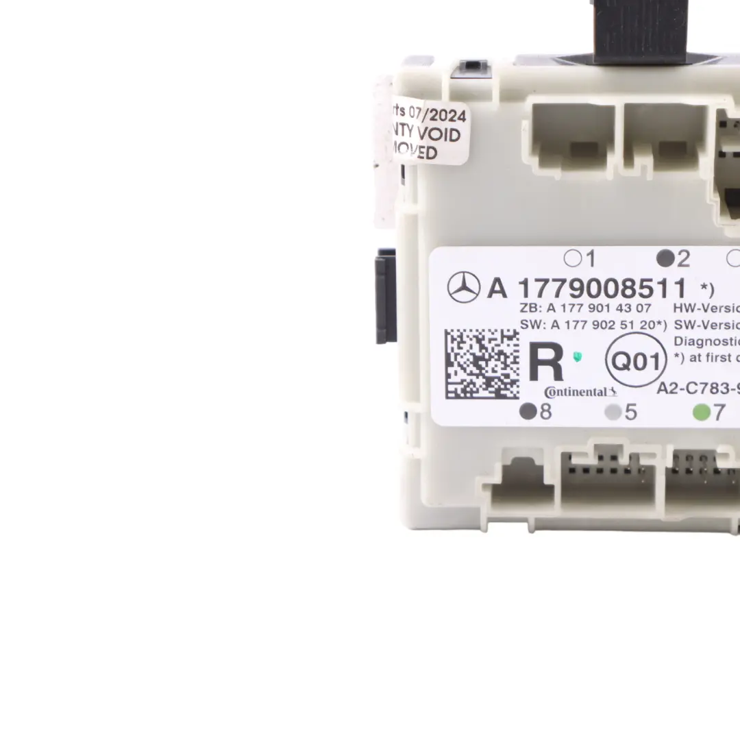 Door Module Mercedes W177 W247 Rear Left Right N/O/S Control Unit to with Part number A1779008511 Door Module Mercedes W177 W247 Rear Left Right N/O/S Control Unit - SKU A1779008511 - Part number A1779008511