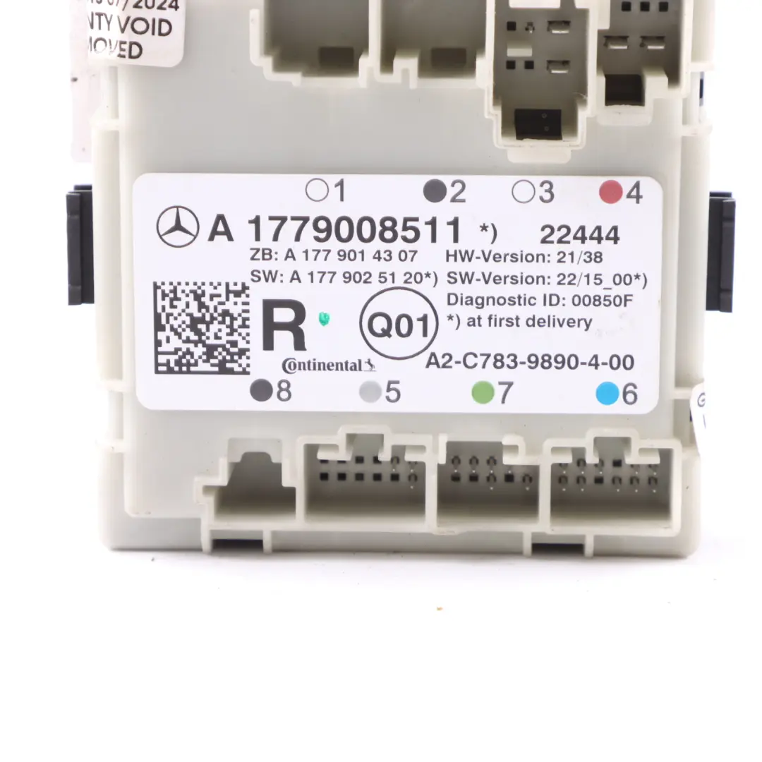 Türmodul Mercedes W177 W247 Hinten Links Rechts Steuergerät für mit Teilenummer A1779008511 Türmodul Mercedes W177 W247 Hinten Links Rechts Steuergerät - SKU A1779008511 - Teilenummer A1779008511