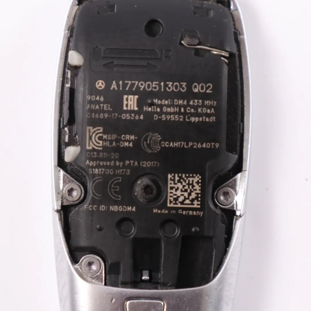 Mercedes W177 Llave a distancia Radio Alarma Botón Fob - SKU A1779051303 - Número de pieza A1779051303