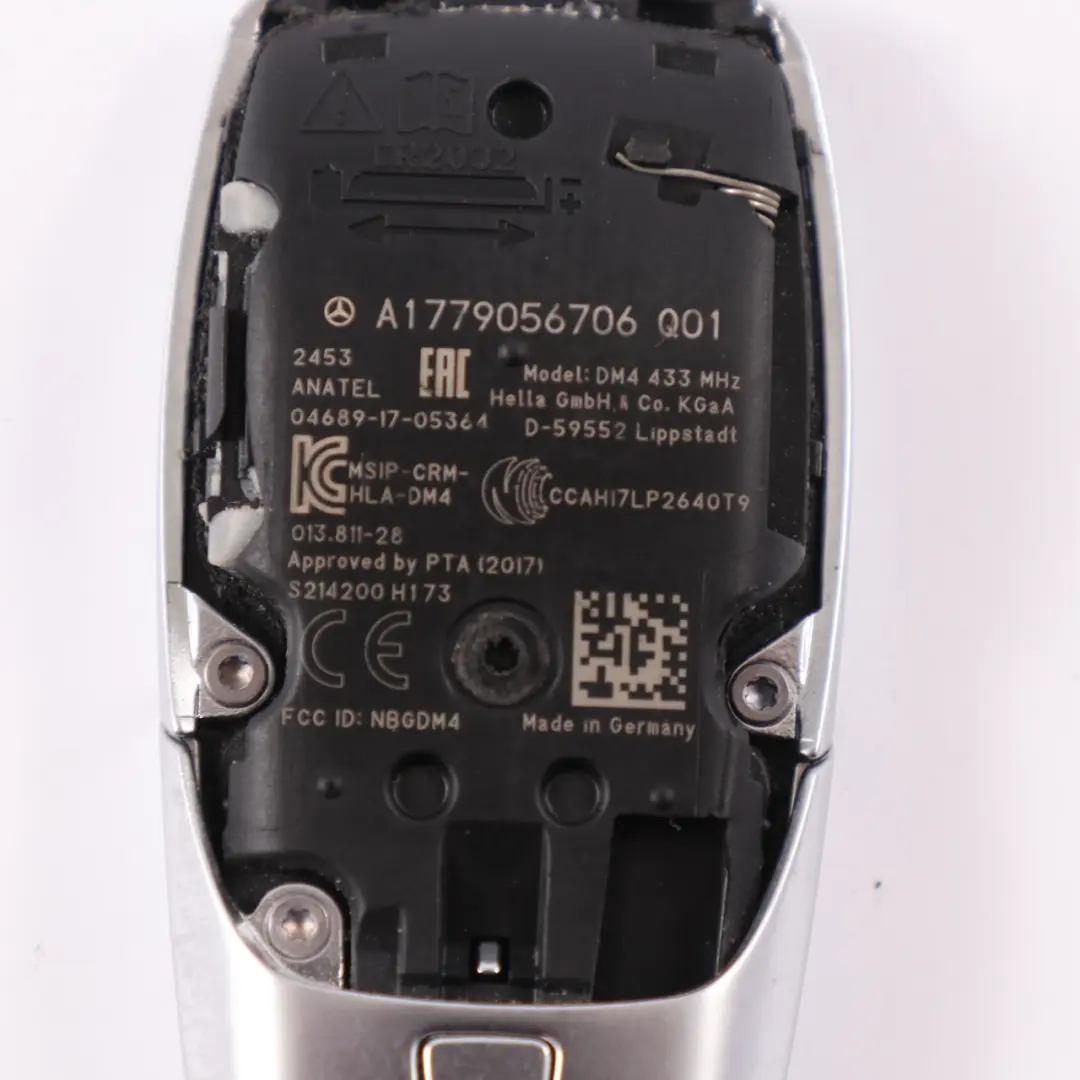 Remote Key Radio Alarm Fob Button to Mercedes C118 with Part number A1779056706 Mercedes C118 Remote Key Radio Alarm Fob Button - SKU A1779056706 - Part number A1779056706