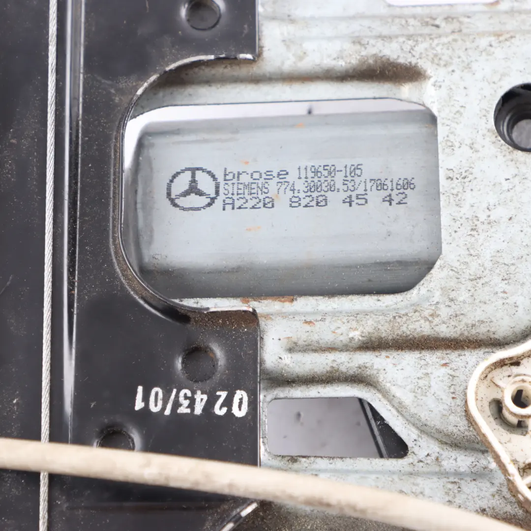  Mercedes-Benz CLC CL203 Porta Frontale Dx Alzacristalli Elettrici - SKU A2037201646 - Numero di parte A2037201646