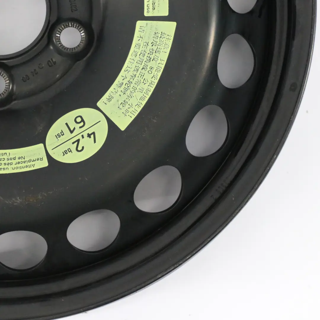 Rueda de repuesto Acero R17 3,5J 17" ET:20 para Mercedes W204 con número de pieza A2044000402 Mercedes W204 Rueda de repuesto Acero R17 3,5J 17" ET:20 - SKU A2044000402-1 - Número de pieza A2044000402