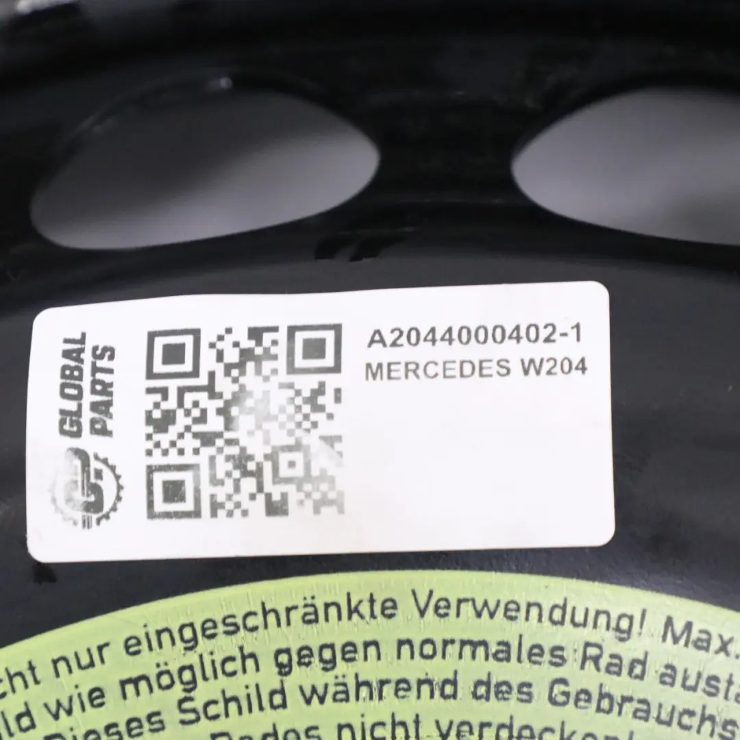Mercedes W204 Spare Wheel Steel R17 3,5J 17" ET:20 - SKU A2044000402-1 - Part number A2044000402