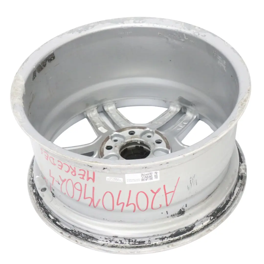 Double-Spoke Alloy Wheel Rim 17" ET:58 8,5J to Mercedes W204 AMG 6 with Part number A2044014602 Mercedes W204 AMG 6 Double-Spoke Alloy Wheel Rim 17" ET:58 8,5J - SKU A2044014602-4 - Part number A2044014602