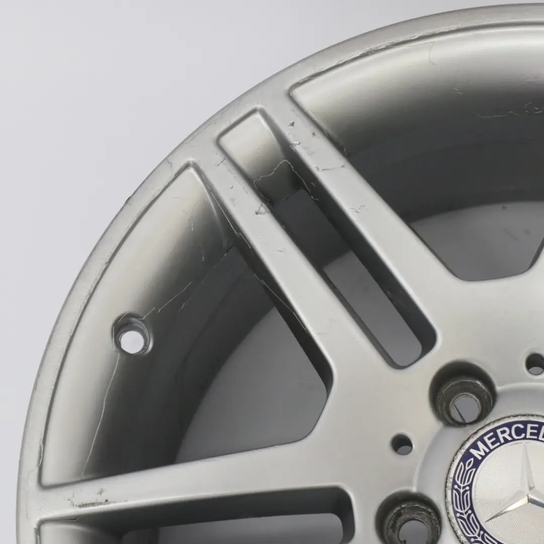 Double-Spoke Alloy Wheel Rim 17" ET:58 8,5J to Mercedes W204 AMG 6 with Part number A2044014602 Mercedes W204 AMG 6 Double-Spoke Alloy Wheel Rim 17" ET:58 8,5J - SKU A2044014602-4 - Part number A2044014602