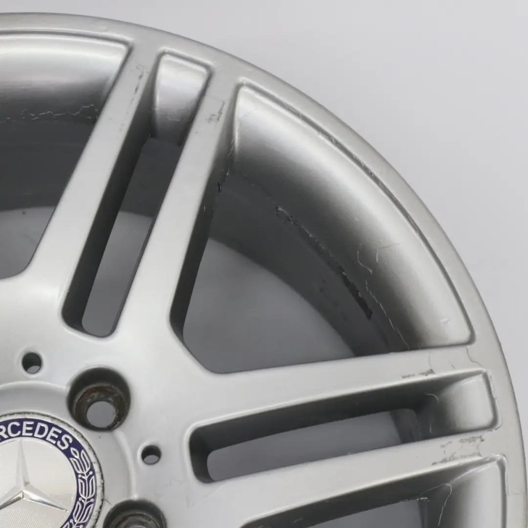 Double-Spoke Alloy Wheel Rim 17" ET:58 8,5J to Mercedes W204 AMG 6 with Part number A2044014602 Mercedes W204 AMG 6 Double-Spoke Alloy Wheel Rim 17" ET:58 8,5J - SKU A2044014602-4 - Part number A2044014602