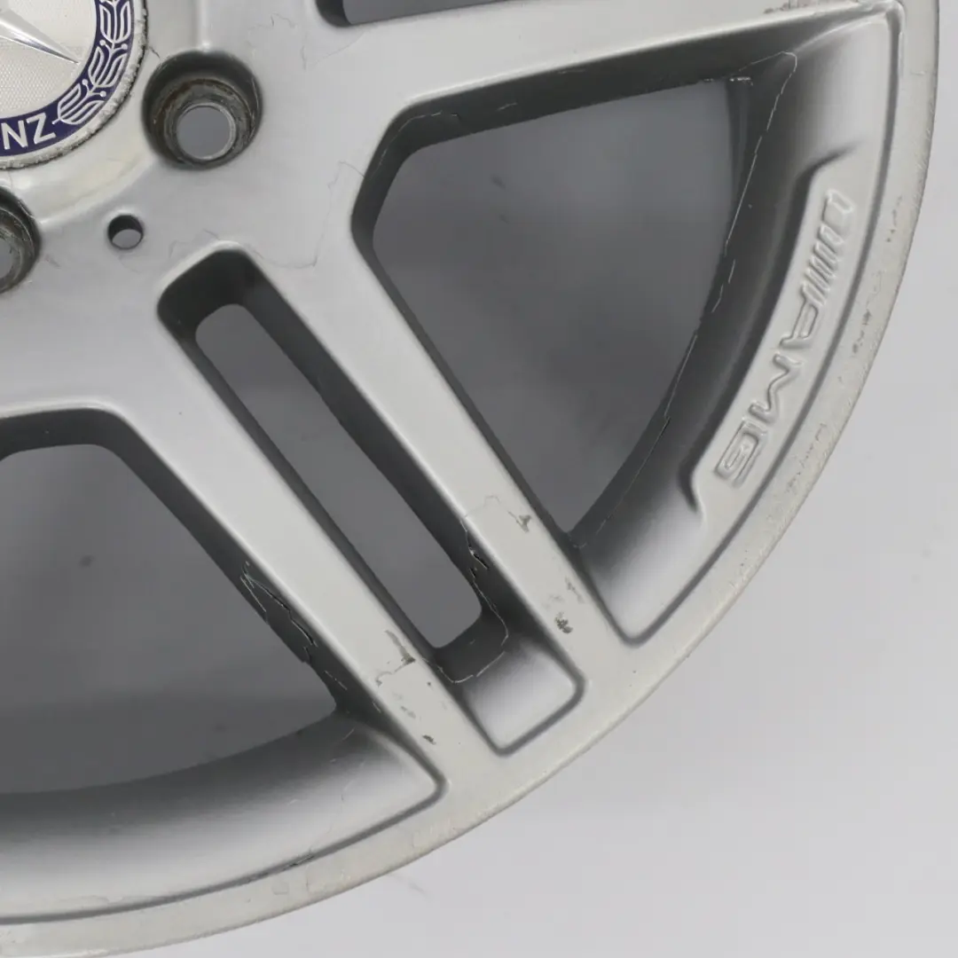 Double-Spoke Alloy Wheel Rim 17" ET:58 8,5J to Mercedes W204 AMG 6 with Part number A2044014602 Mercedes W204 AMG 6 Double-Spoke Alloy Wheel Rim 17" ET:58 8,5J - SKU A2044014602-4 - Part number A2044014602