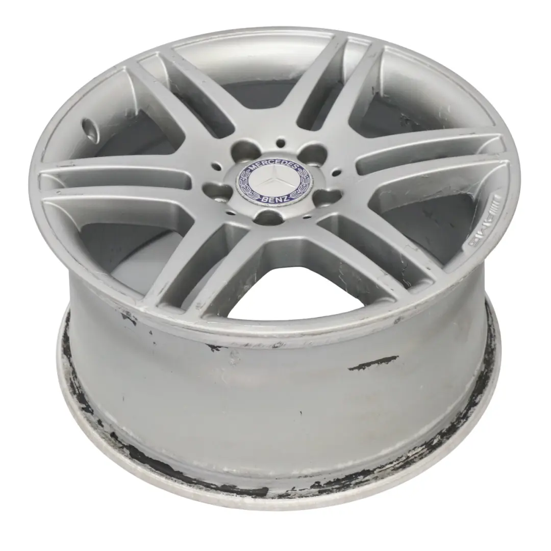 Double-Spoke Alloy Wheel Rim 17" ET:58 8,5J to Mercedes W204 AMG 6 with Part number A2044014602 Mercedes W204 AMG 6 Double-Spoke Alloy Wheel Rim 17" ET:58 8,5J - SKU A2044014602-4 - Part number A2044014602