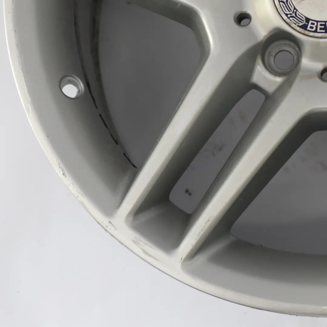 Mercedes W204 AMG Rear Alloy Wheel Rim 17" 8.5J ET:58 5 Double Spoke - SKU A2044019702-3 - Part number A2044019702