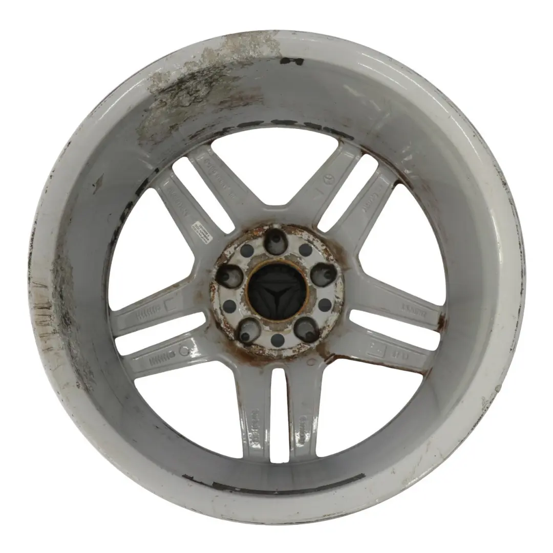 Mercedes W204 AMG Rear Alloy Wheel Rim 17" 8.5J ET:58 5 Double Spoke - SKU A2044019702-3 - Part number A2044019702