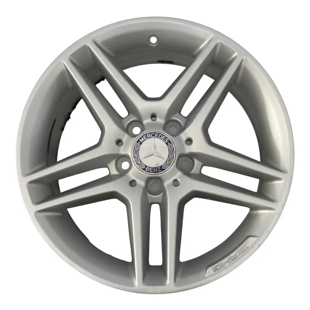 Mercedes W204 AMG Rear Alloy Wheel Rim 17" 8.5J ET:58 5 Double Spoke - SKU A2044019702-4 - Part number A2044019702