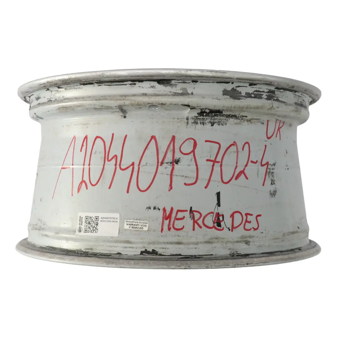 Mercedes W204 AMG Rear Alloy Wheel Rim 17" 8.5J ET:58 5 Double Spoke - SKU A2044019702-4 - Part number A2044019702