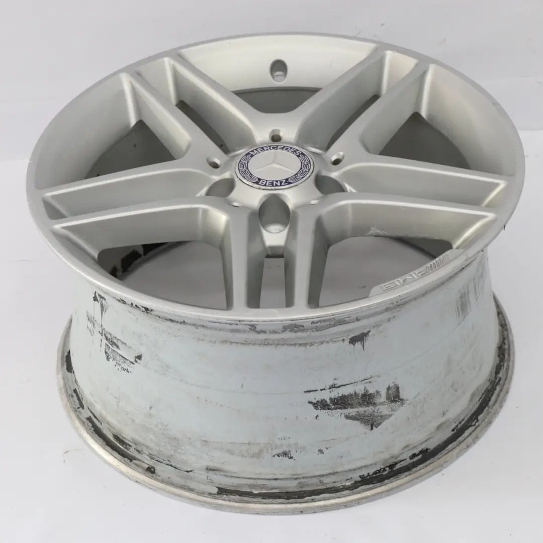 Mercedes W204 AMG Rear Alloy Wheel Rim 17" 8.5J ET:58 5 Double Spoke - SKU A2044019702-4 - Part number A2044019702