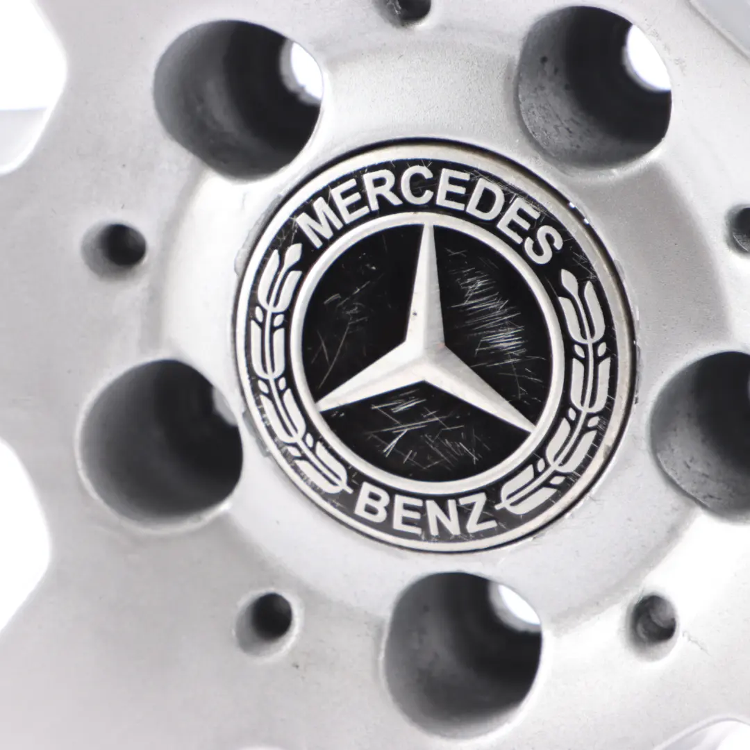 Mercedes W204 7-Spoke AMG Front Black Alloy Wheel Rim 18" 8J ET:50 - SKU A2044019802-7 - Part number A2044019802