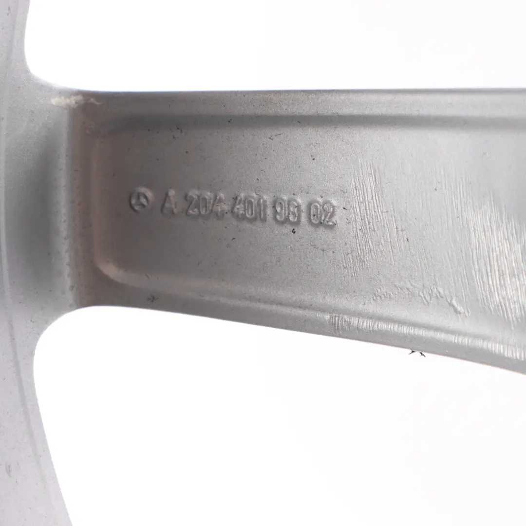 7-Spoke AMG Front Black Alloy Wheel Rim 18" 8J ET:50 to Mercedes W204 with Part number A2044019802 Mercedes W204 7-Spoke AMG Front Black Alloy Wheel Rim 18" 8J ET:50 - SKU A2044019802-7 - Part number A2044019802