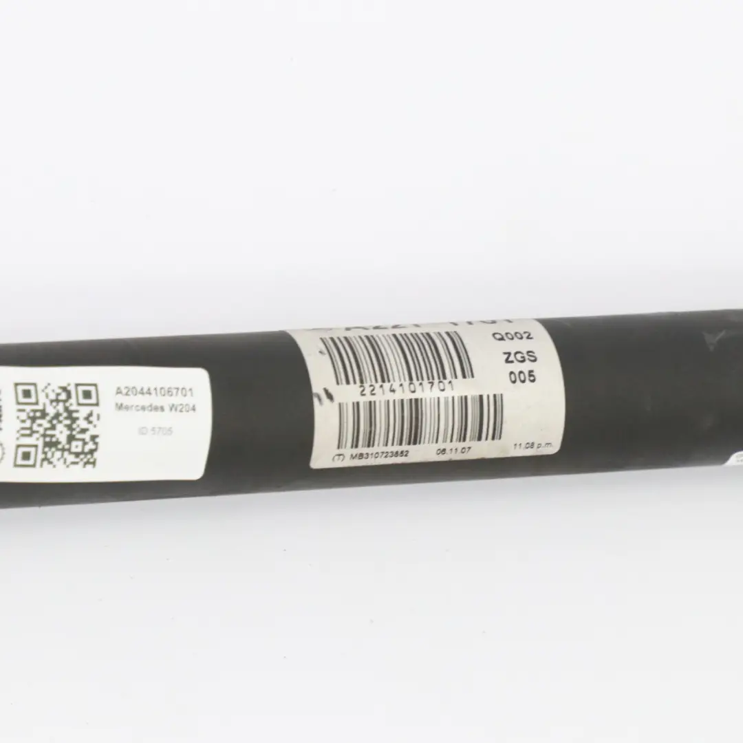 Mercedes W204 Albero di trasmissione albero a elica - SKU A2044106701 - Numero di parte A2044106701