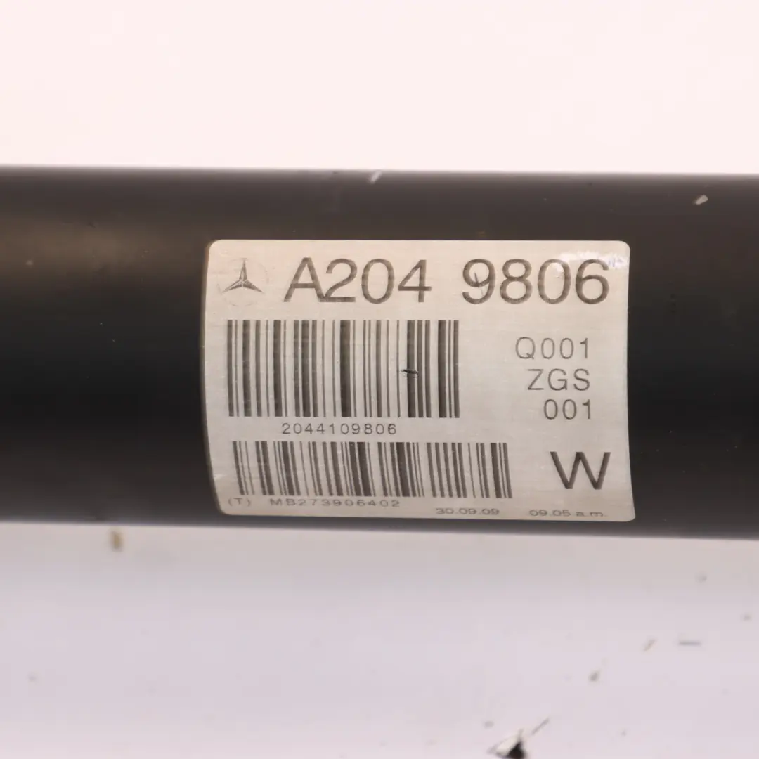 OM651 Diesel Propshaft Drive Shaft Automatic to Mercedes W204 with Part number A2044109806 Mercedes W204 OM651 Diesel Propshaft Drive Shaft Automatic - SKU A2044109806 - Part number A2044109806