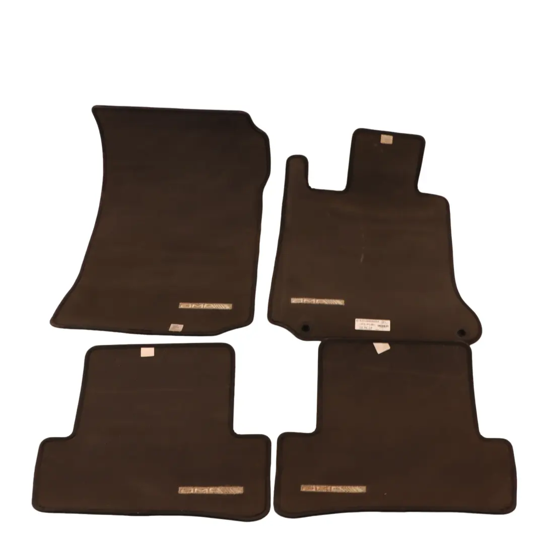 Floor Mats AMG Interior Front Rear Cover Black Set to Mercedes W204 with Part number A2046800204 Mercedes W204 Floor Mats AMG Interior Front Rear Cover Black Set - SKU rhd-A2046800204-3 - Part number A2046800204