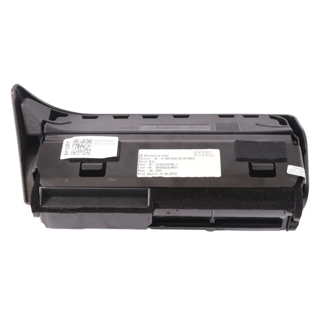 Storage Box Under Tray Left N/S Compartment to Mercedes W204 Seat with Part number A2048100204 Mercedes W204 Seat Storage Box Under Tray Left N/S Compartment - SKU A2048100204-1 - Part number A2048100204