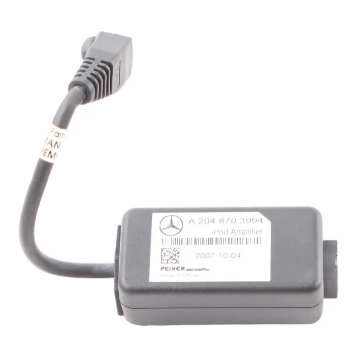 iPod Interface Amplifier Mercedes W204 Module Control Unit ECU to with Part number A2048703994 iPod Interface Amplifier Mercedes W204 Module Control Unit ECU - SKU A2048703994 - Part number A2048703994