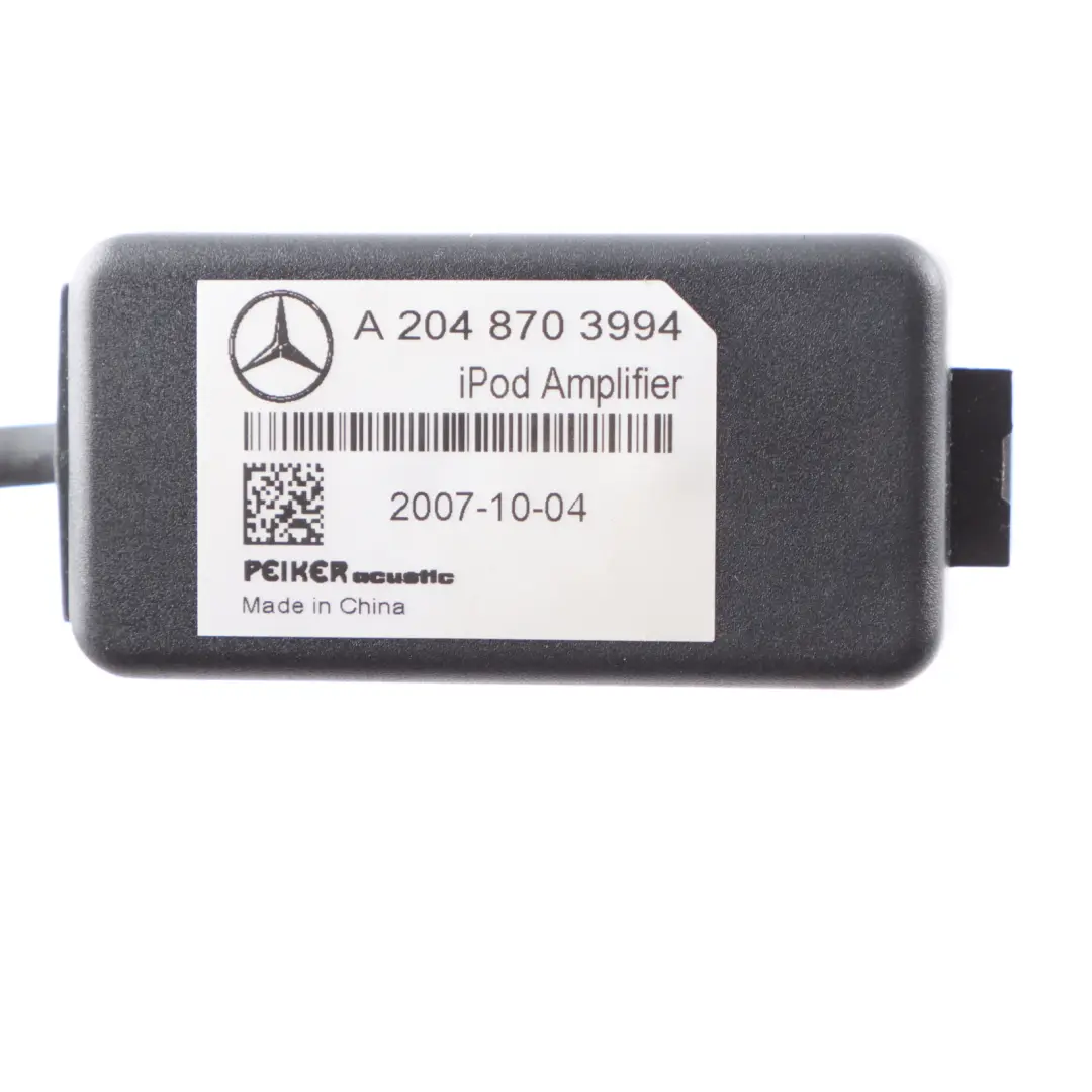 iPod Interface Amplifier Mercedes W204 Module Control Unit ECU to with Part number A2048703994 iPod Interface Amplifier Mercedes W204 Module Control Unit ECU - SKU A2048703994 - Part number A2048703994