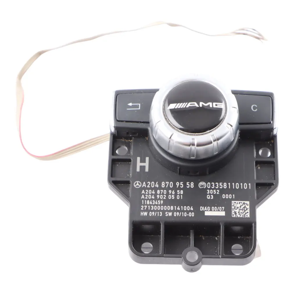 Mercedes W204 W212 Radio Control Botón de función Mando - SKU A2048709558-1 - Número de pieza A2048709558