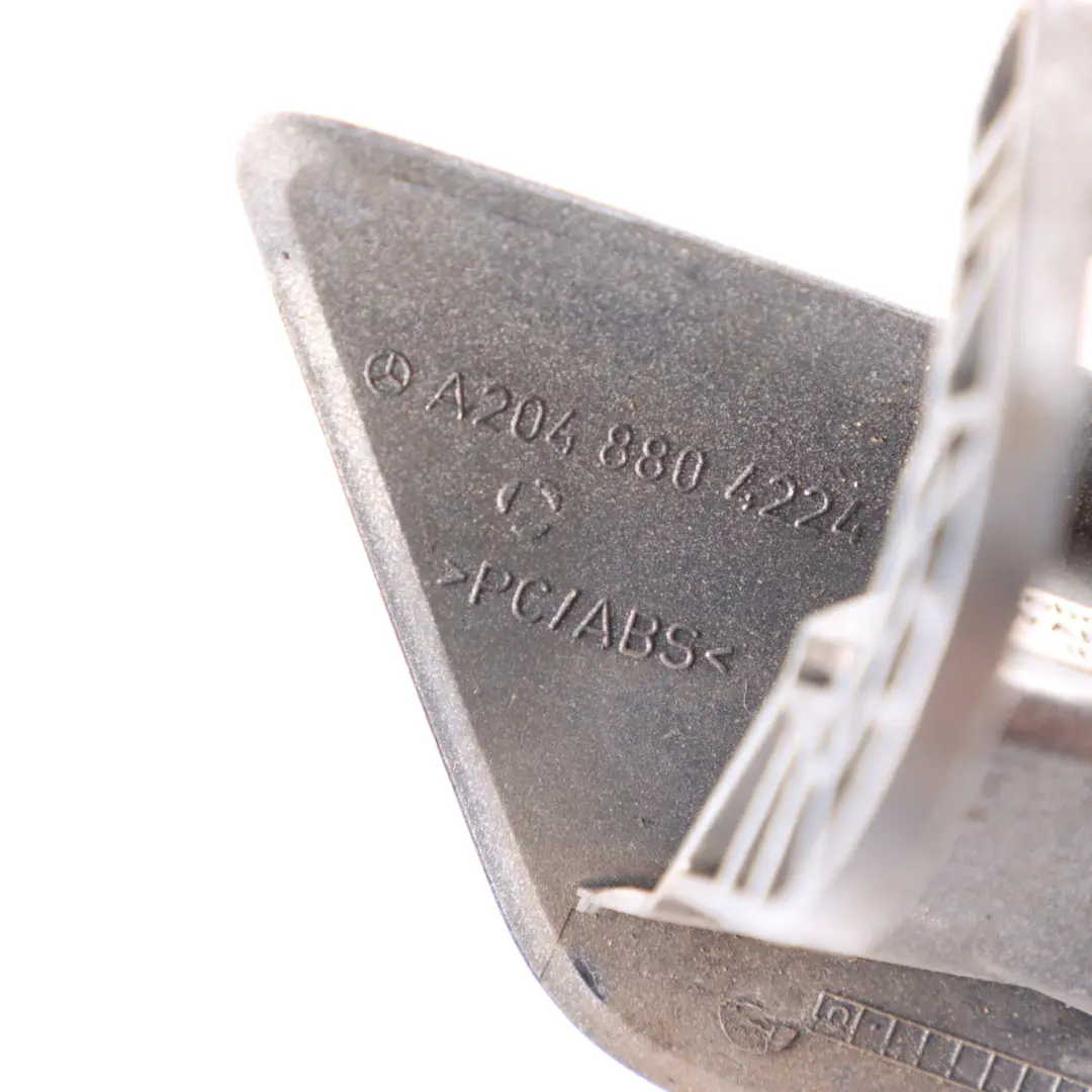 Head Light Washer Cover Left N/S Diamond Silver 988 to Mercedes W204 with Part number A2048804224 Mercedes W204 Head Light Washer Cover Left N/S Diamond Silver 988 - SKU A2048804224-DSI - Part number A2048804224