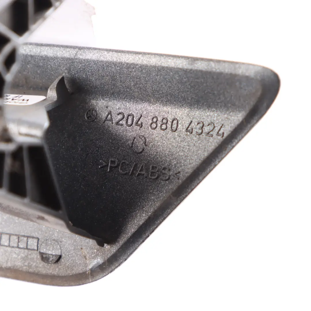 Head Light Washer Cover Right O/S Diamond Silver 988 to Mercedes W204 with Part number A2048804324 Mercedes W204 Head Light Washer Cover Right O/S Diamond Silver 988 - SKU A2048804324-DSI - Part number A2048804324
