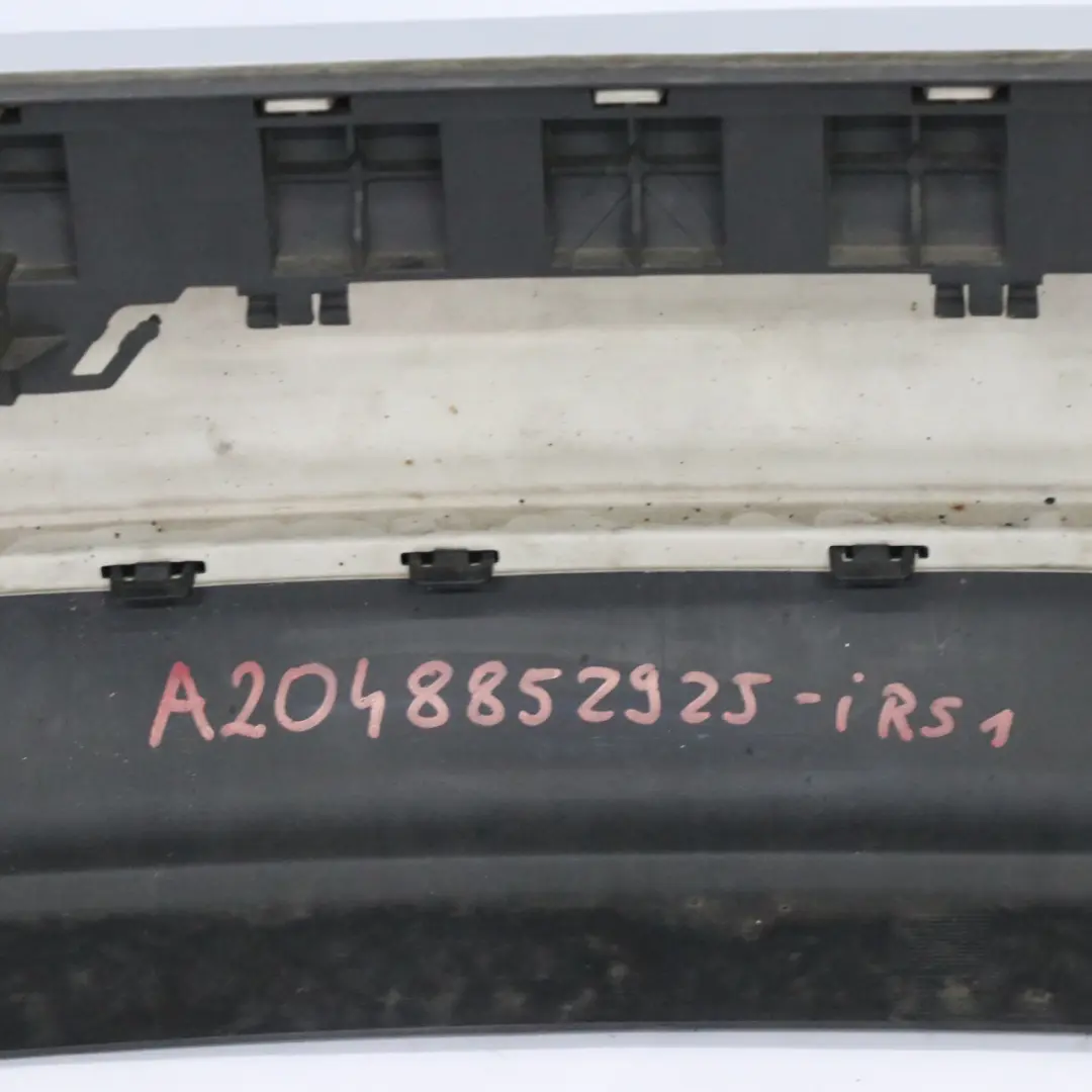 Bumper Mercedes W204 AMG Body Styling Trim Panel Iridium Silver - 775 to Rear with Part number A2048852925 Rear Bumper Mercedes W204 AMG Body Styling Trim Panel Iridium Silver - 775 - SKU A2048852925-IRS1 - Part number A2048852925