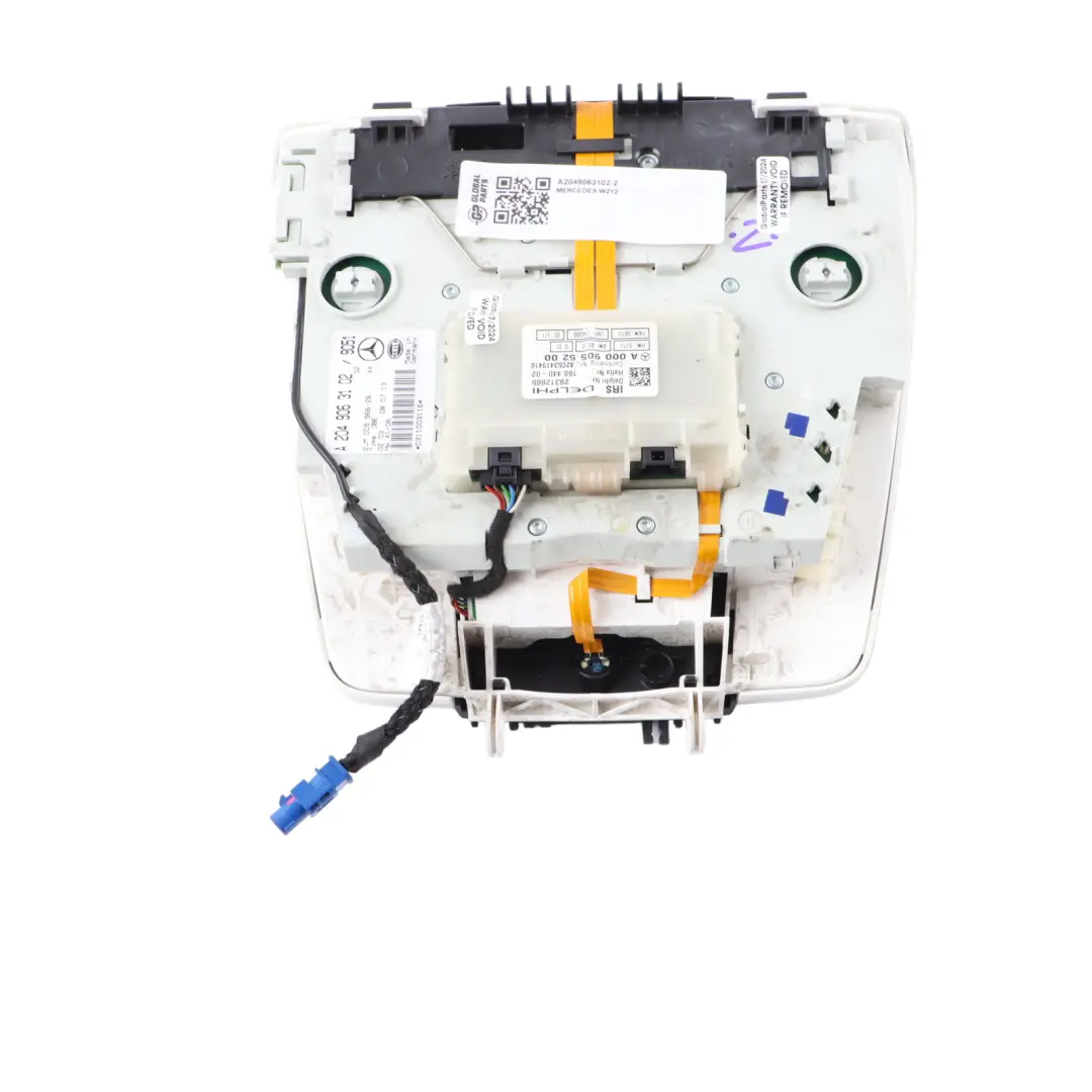 Roof Light Interior Reading Lamp Panel Front Black to Mercedes W204 with Part number A2049063102 Mercedes W204 Roof Light Interior Reading Lamp Panel Front Black - SKU A2049063102-2 - Part number A2049063102