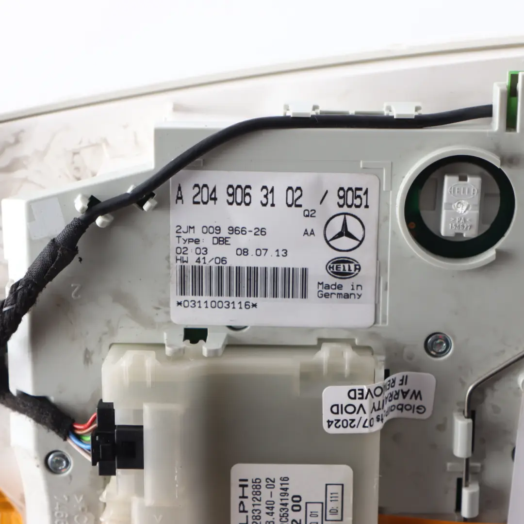 Roof Light Interior Reading Lamp Panel Front Black to Mercedes W204 with Part number A2049063102 Mercedes W204 Roof Light Interior Reading Lamp Panel Front Black - SKU A2049063102-2 - Part number A2049063102